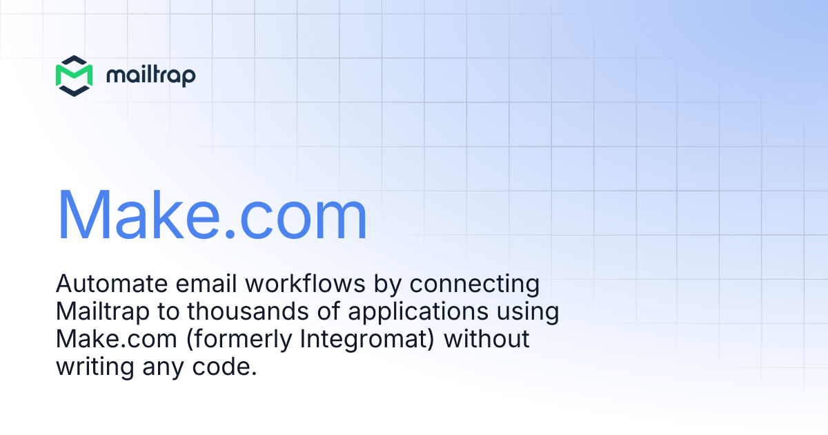 Make.com | Guides | Mailtrap Help Center