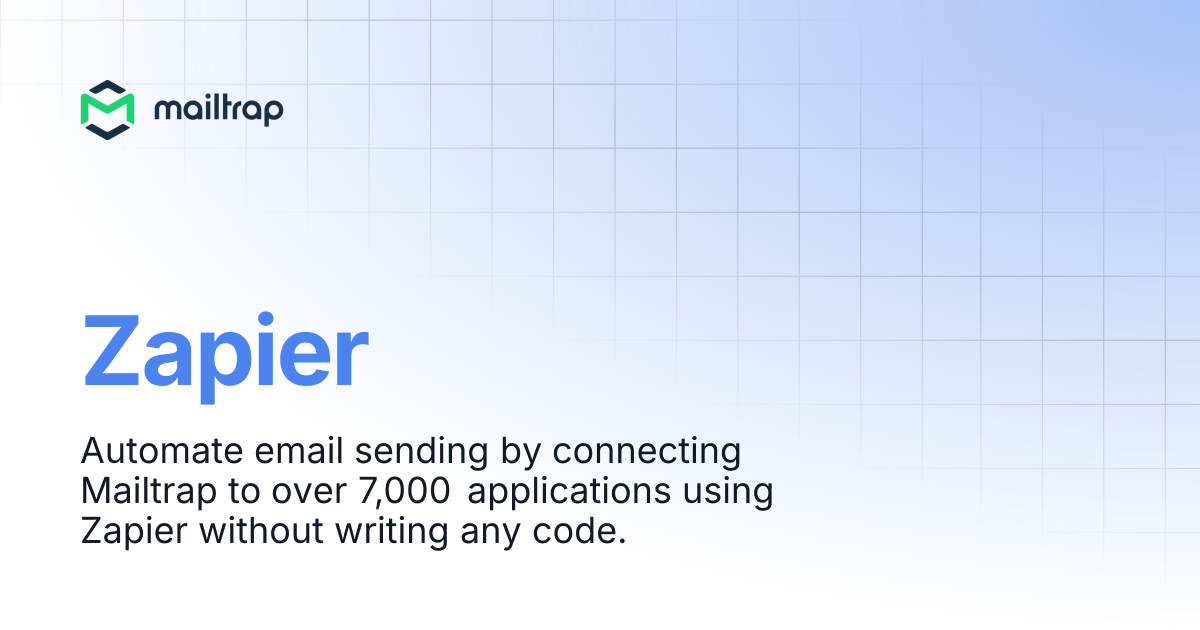 Zapier | Guides | Mailtrap Help Center