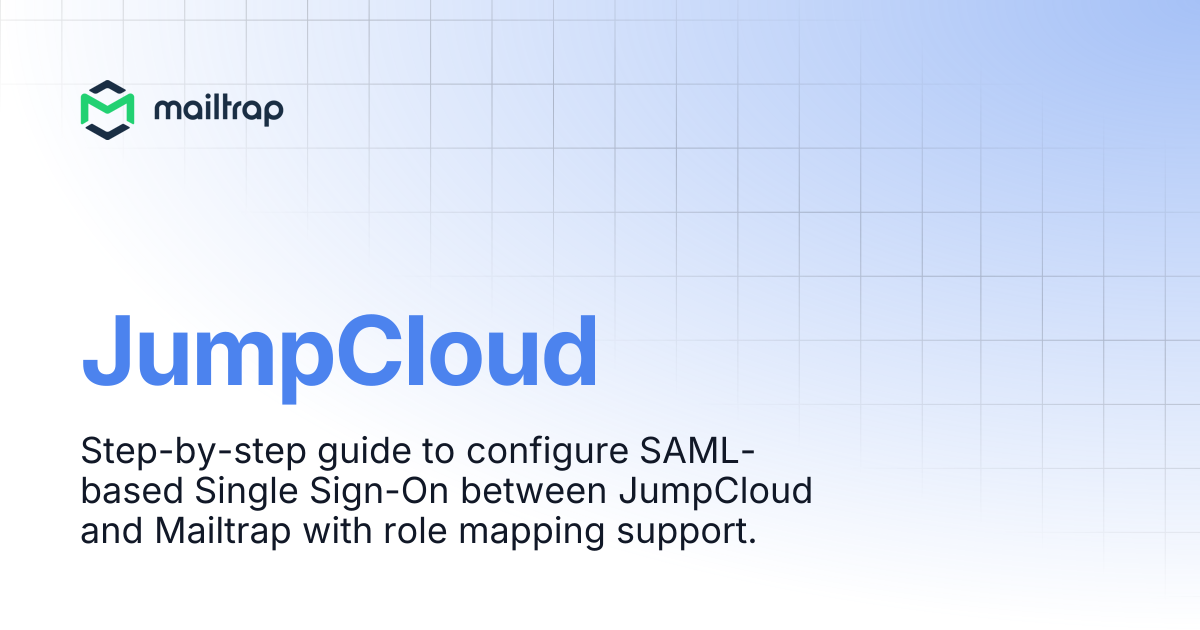 JumpCloud | Mailtrap Help Center